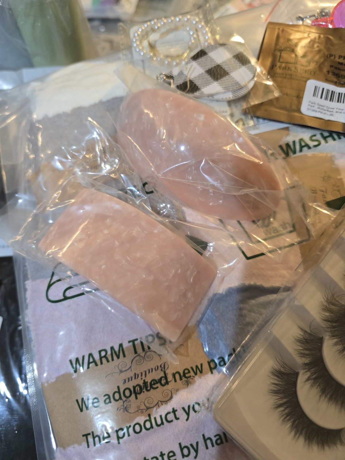 Mixed Beauty Lot: Hair Extension, False Eyelashes, Electric Nail Grinder & more
