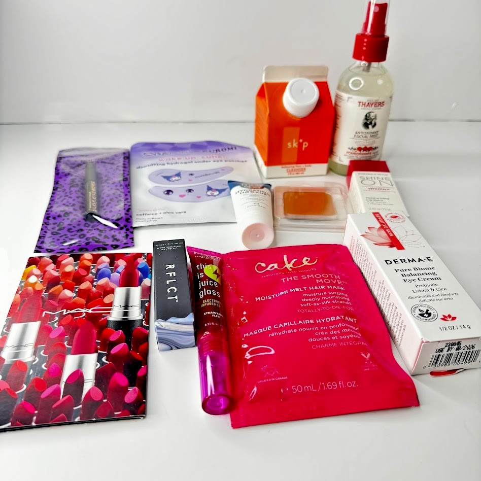 Lot of 12 Deluxe / Travel Size Hair, Skin Care, Makeup Beauty Product Samples