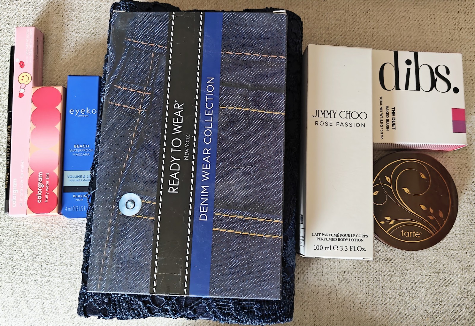 Beauty Bundle Feat: Jimmy Choo, Tarte, Dibs, Ready To Wear, Eyeko, Colorgram ++