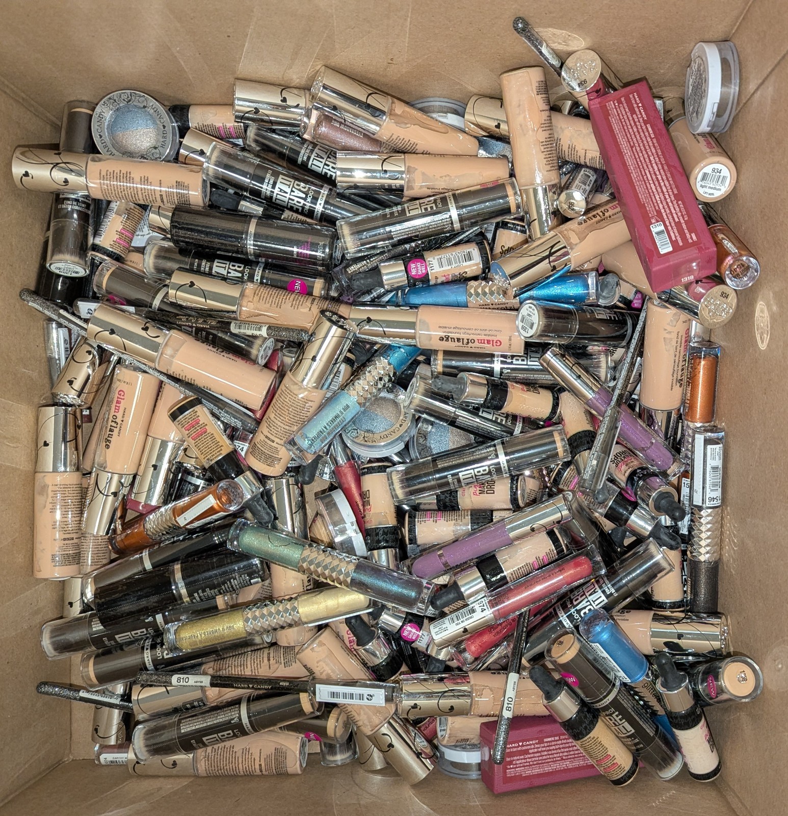 WHOLESALE LOT OF 300 HARD CANDY ASSORTED COSMETICS BRAND NEW & SEALED