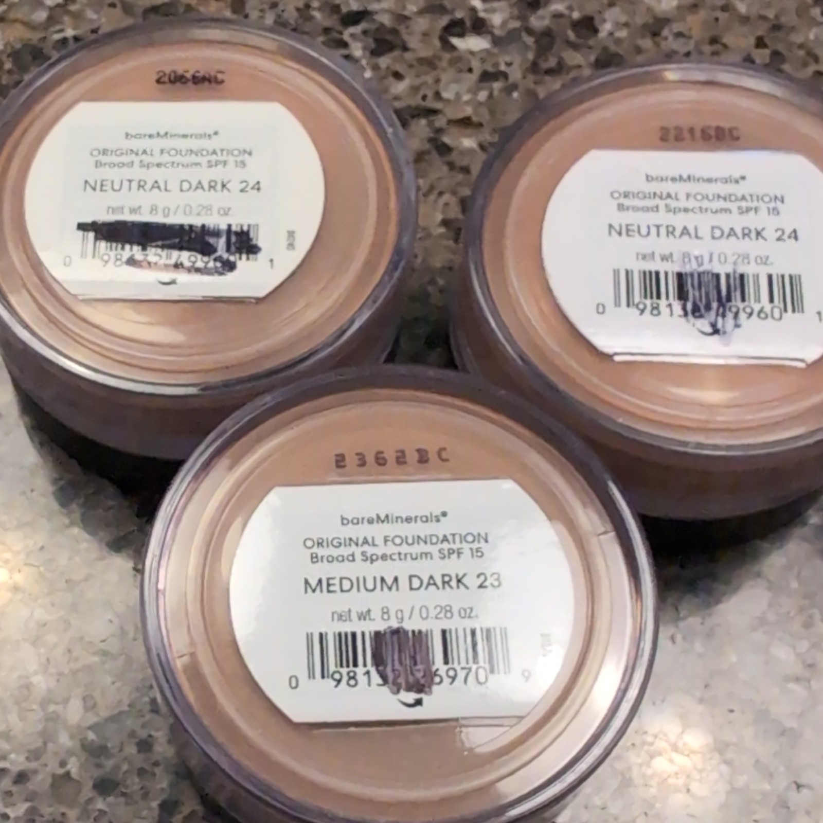 bareMinerals Original Foundation SPF 15 + Concealer + Smashbox Lip + e.l.f.