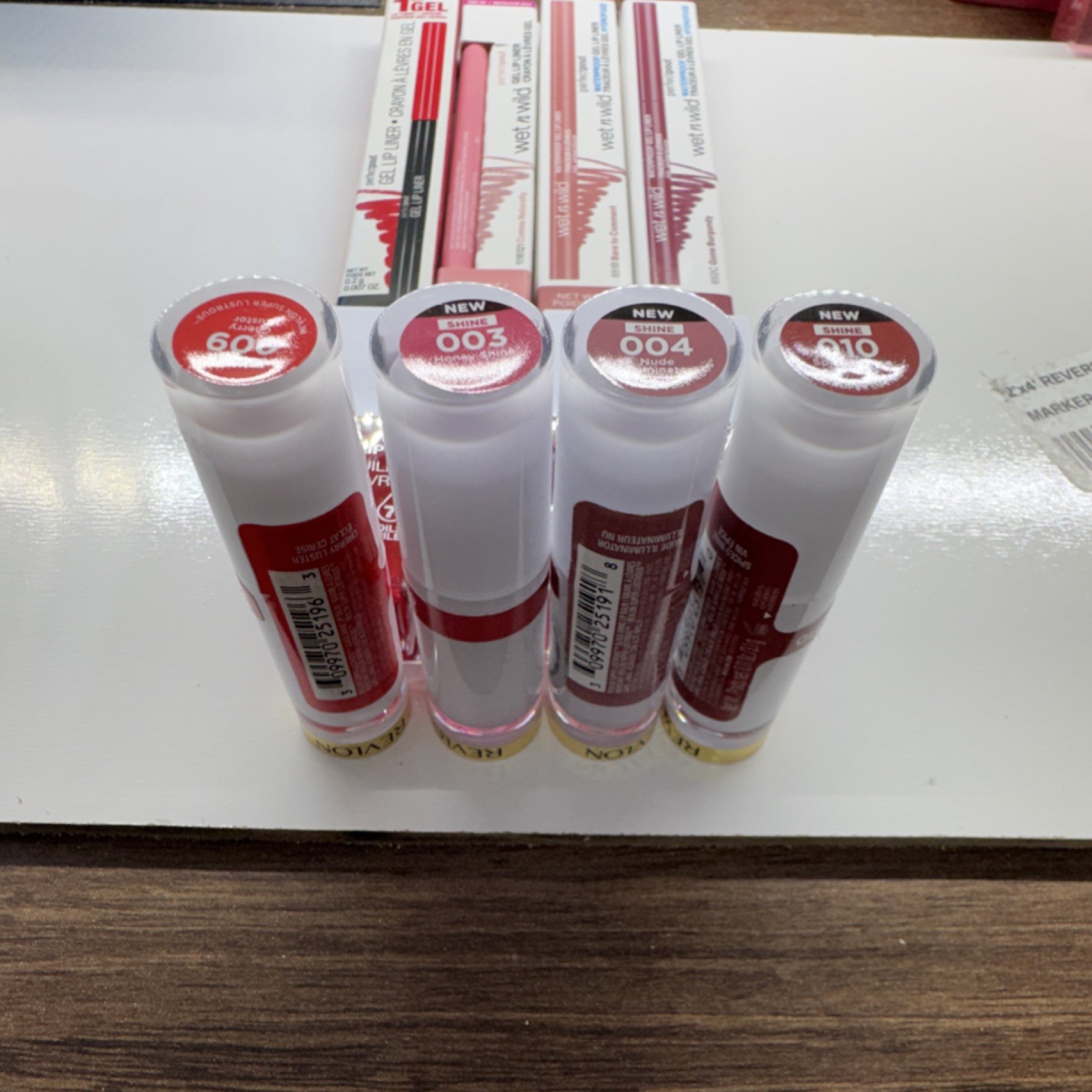 wet n wild, Revlon Full Size Lip Lot – Gel Lip Liner, Lip Oil, Lipstick