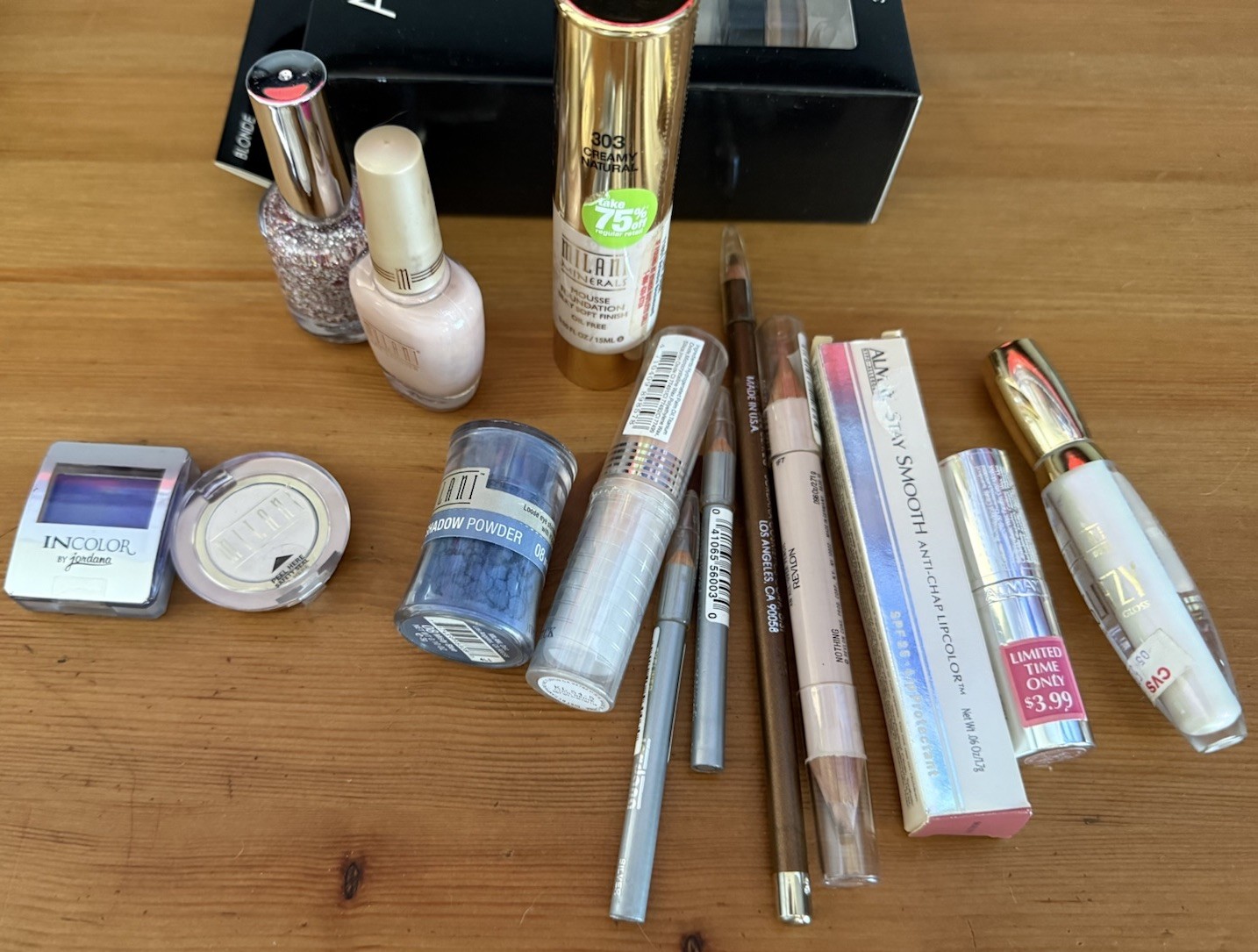 NEW Makeup/Beauty Cosmetics Bundle Lot-15 Items- Almay,Cover Girl, Revlon Etc