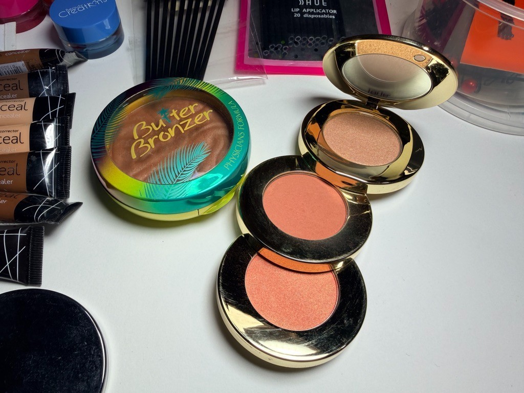 Large Makeup Bundle — Concealers, Blush, Bronzer, Applicators, Lashes + More