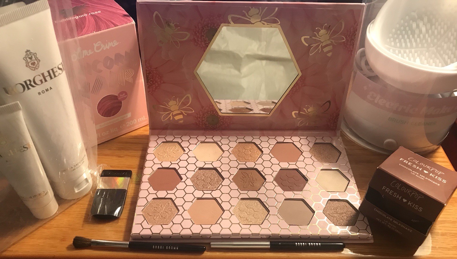 Mothers Gift Lot (Borghese, Bath & Body, BobbI B. Brushes/Lip Care/Makeup/Lotion