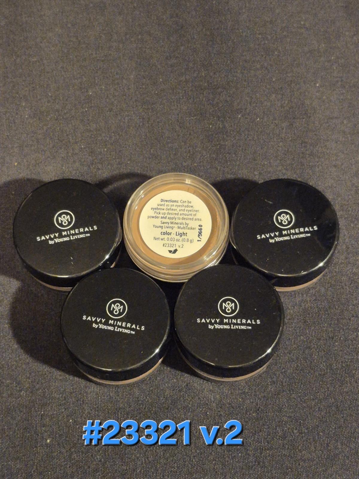Savvy Minerals Young Livings. NWOT 0.03OZ .8 gm You Choice 3 Each Per Lot
