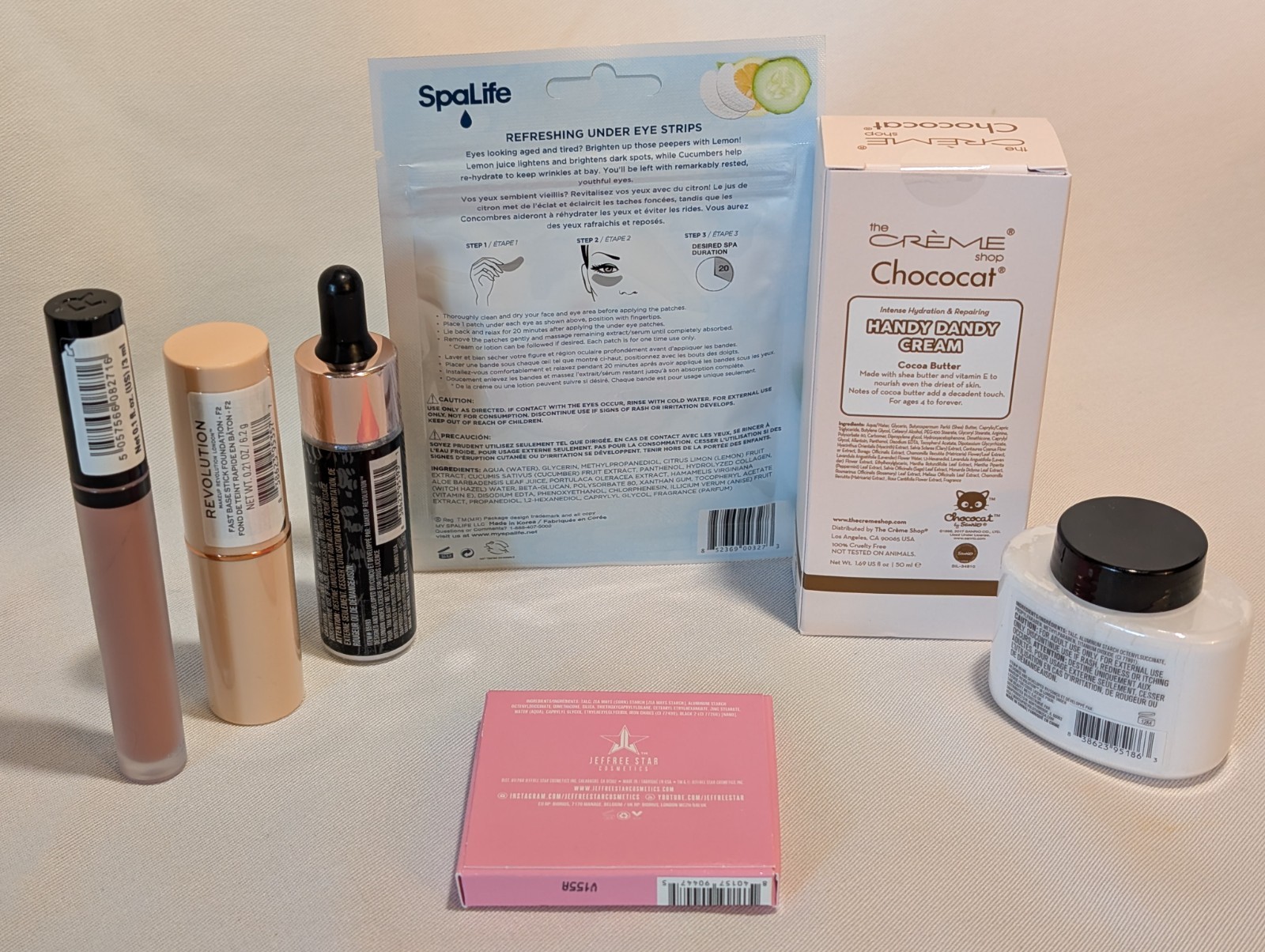 NEW 7 pc beauty lot makeup Jeffree star weirdo highlighter lippy foundation #5