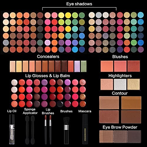 Professional All in One Makeup Kit for Women Full Kit,186 Colors Make Up Palette