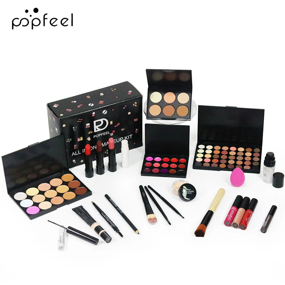POPFEEL All In One Makeup Kit, Gift for Girls Teen Women include Eyeshadow.
