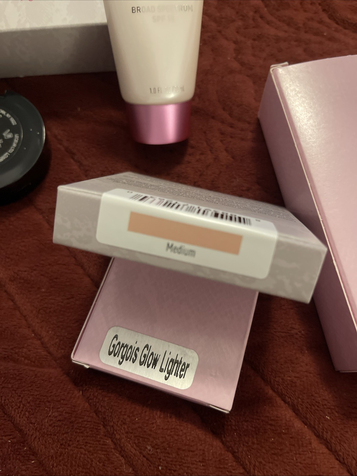 9 pc MALLY Makeup ,shine, Glow, Kiss, Concealer, Primer, Blush, Foundation, Brsh