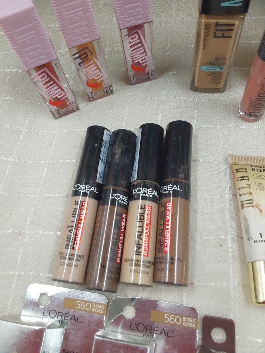 Deluxe Makeup Lot 💄 Assorted Brands & Colors (Milani-Maybelline-ELF-wet N Wild)