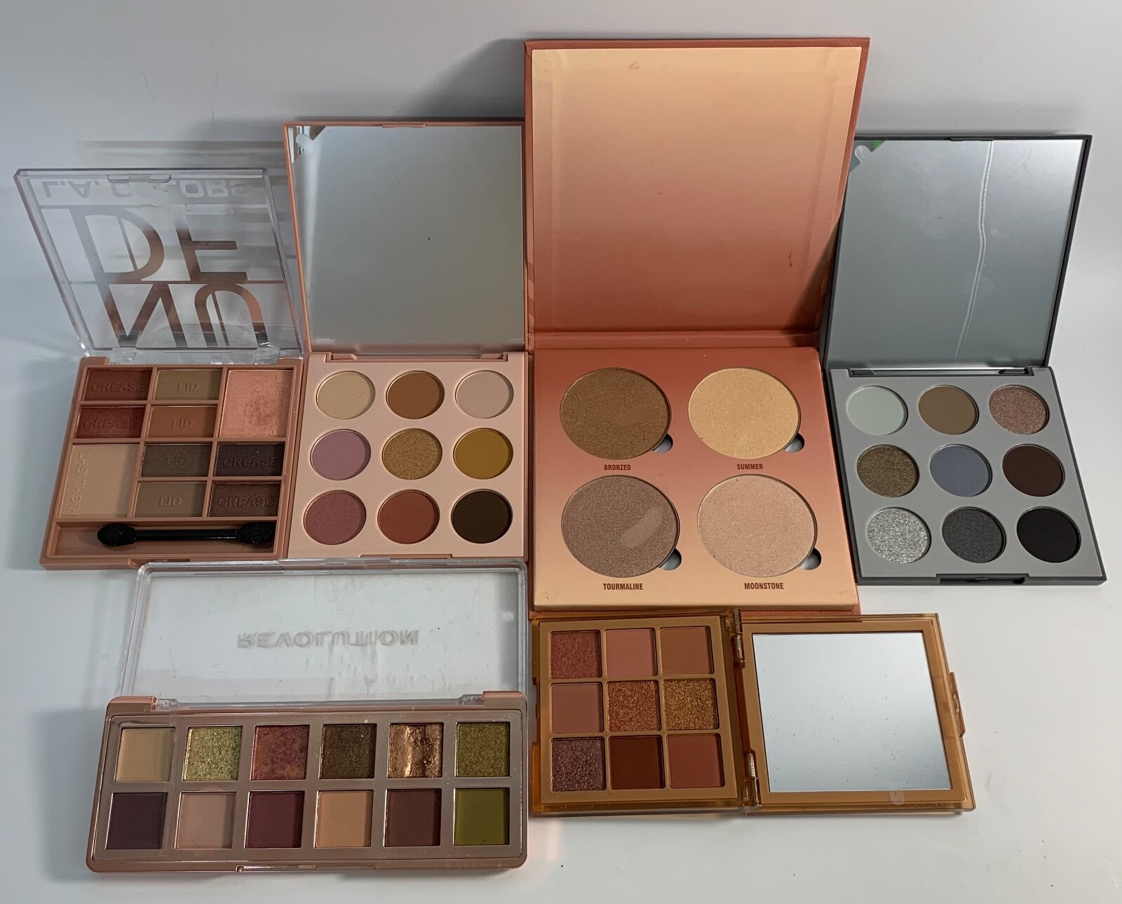 Lot Of 6 Makeup Blush Eye Shadow Powder Various Brands! Anastasia, Morphe (READ)
