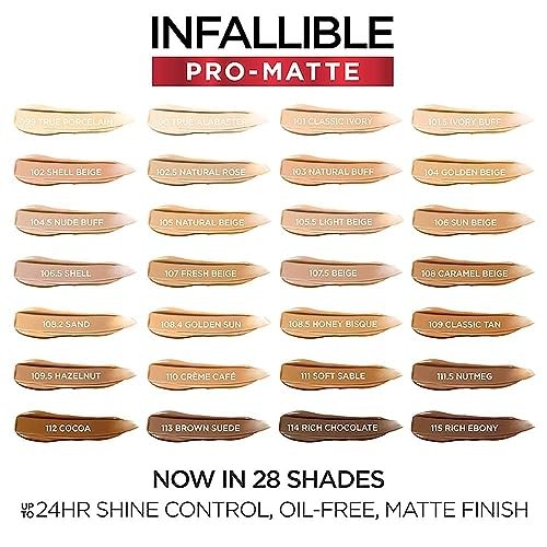 L’Oreal Paris Cosmetics Makeup Infallible 1 Fl Oz (Pack of 1) 108 Caramel Beige