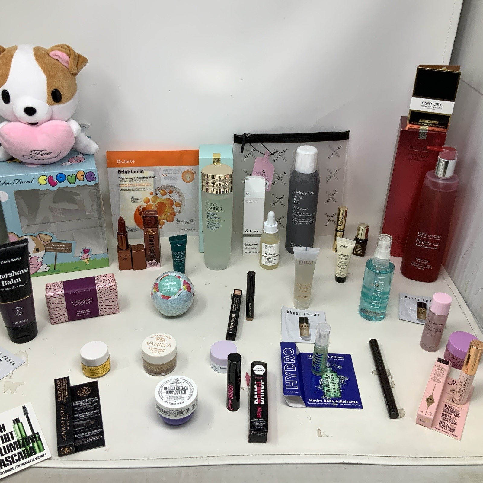 Huge Lot Of 35 Pieces Too Faced & Estee Lauder Full,travel And Mini Size