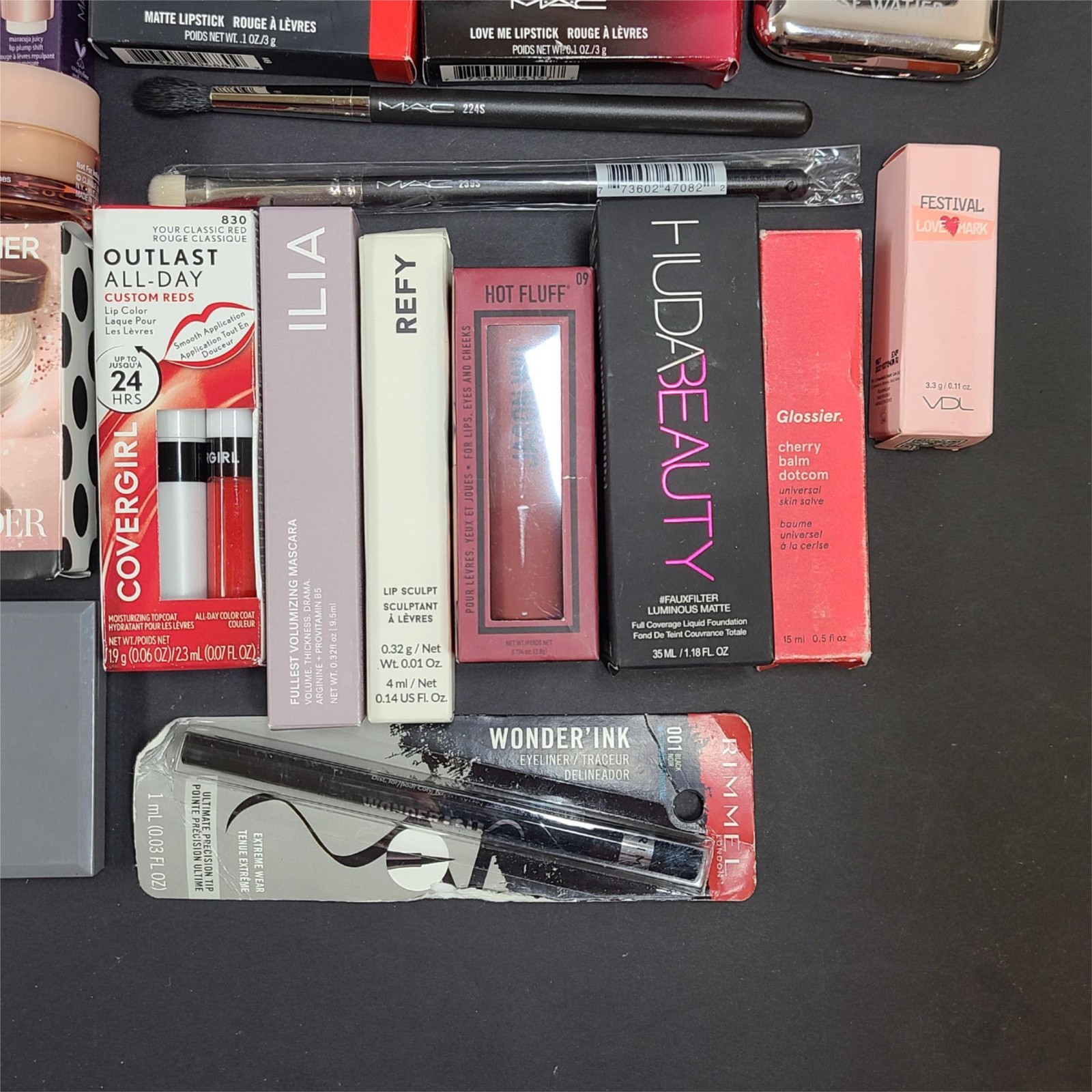 35 Pc Bundle Makeup Ilia Clinique MAC Too Faced Rare Beauty Huda Lancome Tarte +