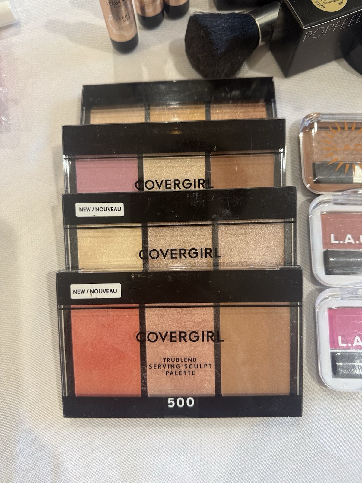 Makeup Lot, Blush, Lips, Foundation Powder