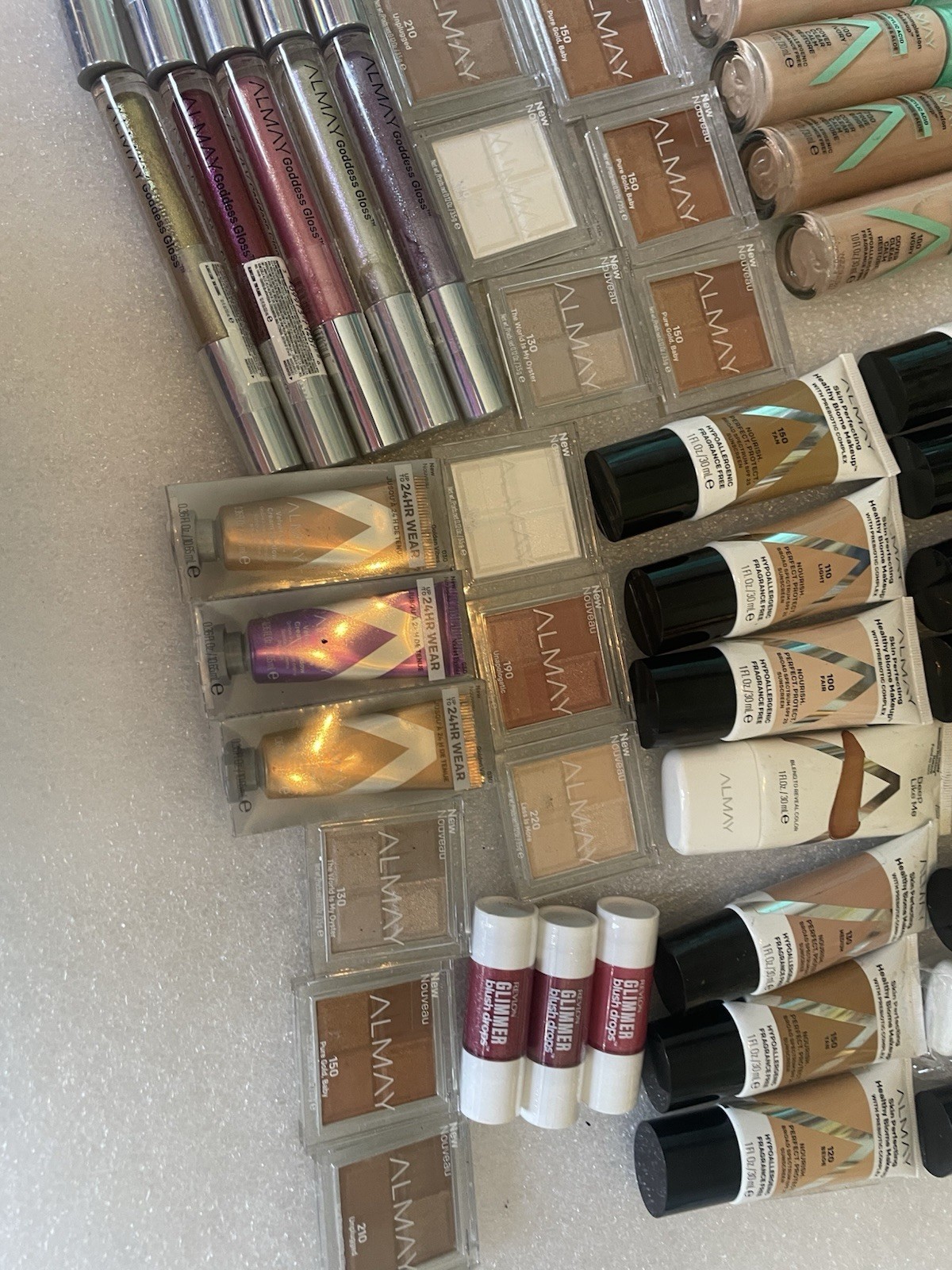 100 X Almay Mixed Makeup Lot Assorted Clean Lot View Photos Read Description!