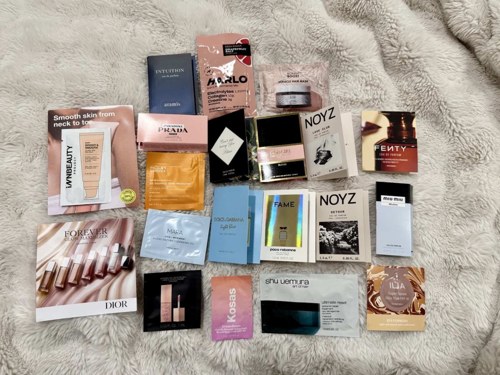 Lot of 20 Mixed Samples. Mixed Brands.
