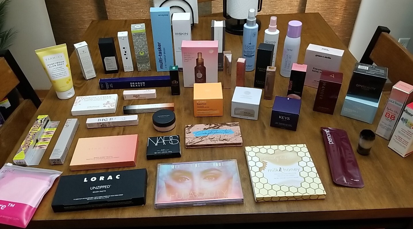 Lot Of Name Brand Beauty And Makeup Products! NEW! Boxy Charm! MSRP $1500+