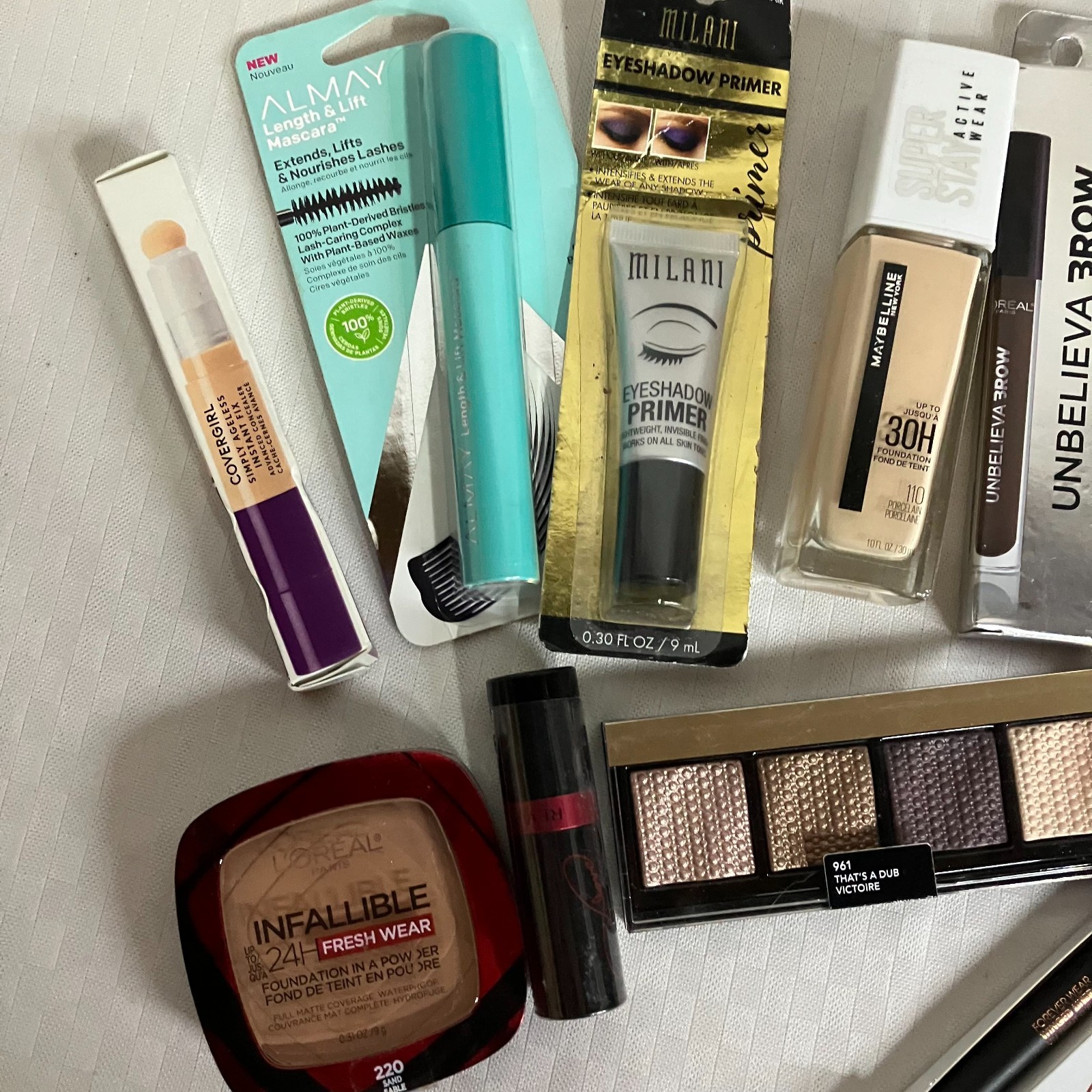 Milani Maybelline L’Oréal Almay FLOWER Bundle 10-Piece Makeup Kit New