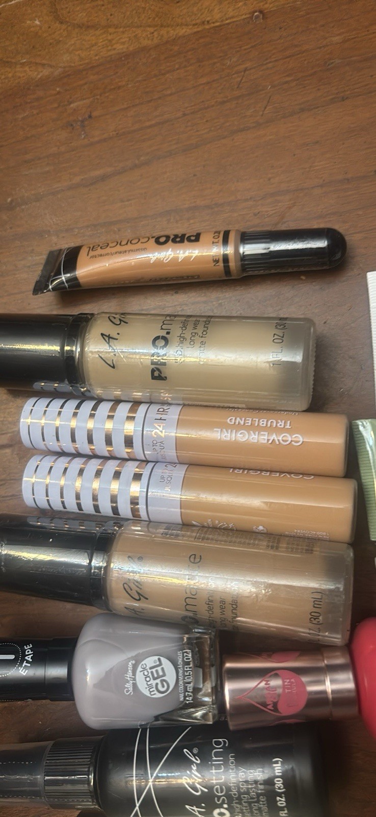 L.A. Girl Pro Prep HD Face Primers & Lip Mousse + Milani Assorted Makeup Lot