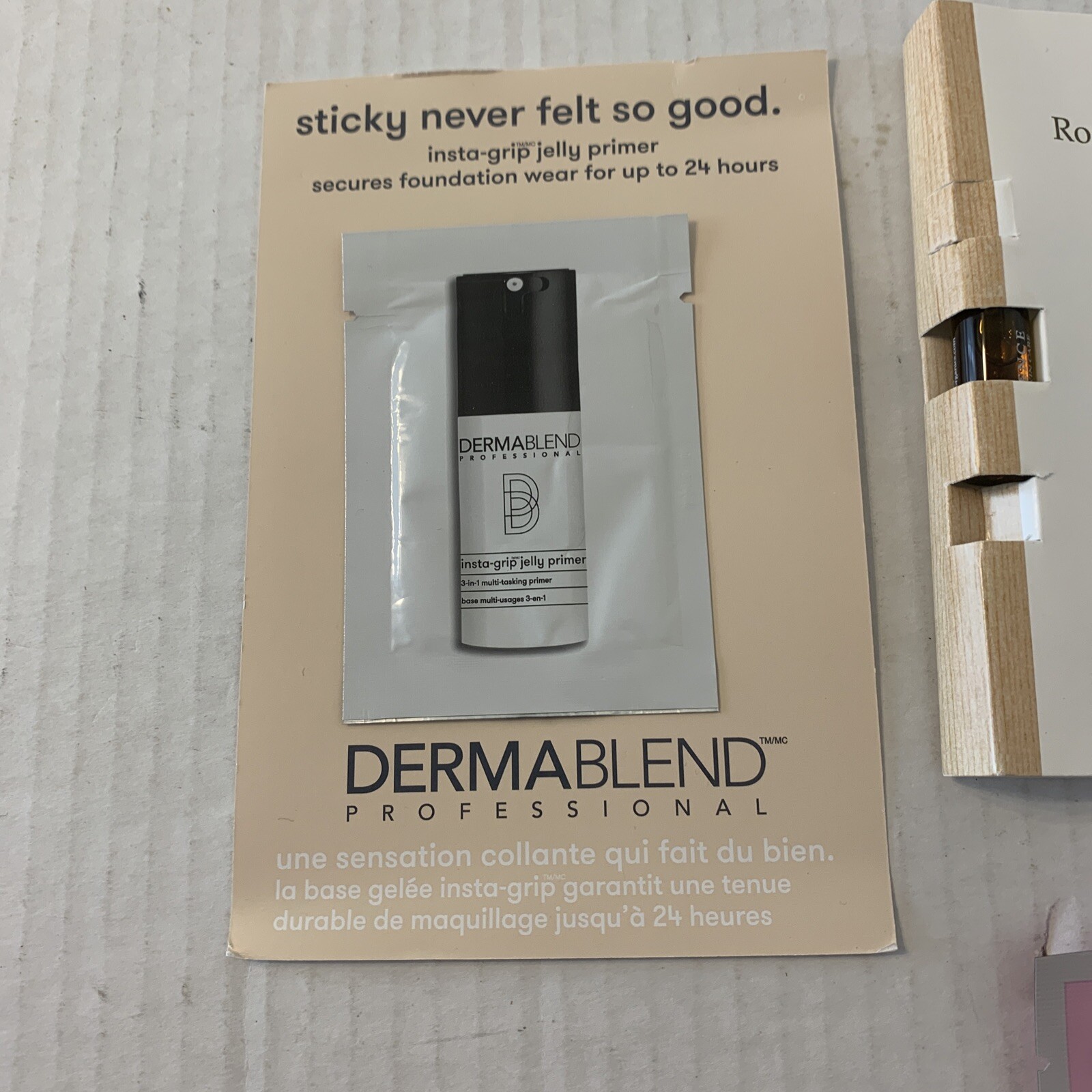 Lot of 5 Skin Care/ Bueaty Product Samples. Eminenece, Lip Mask, Dermablend