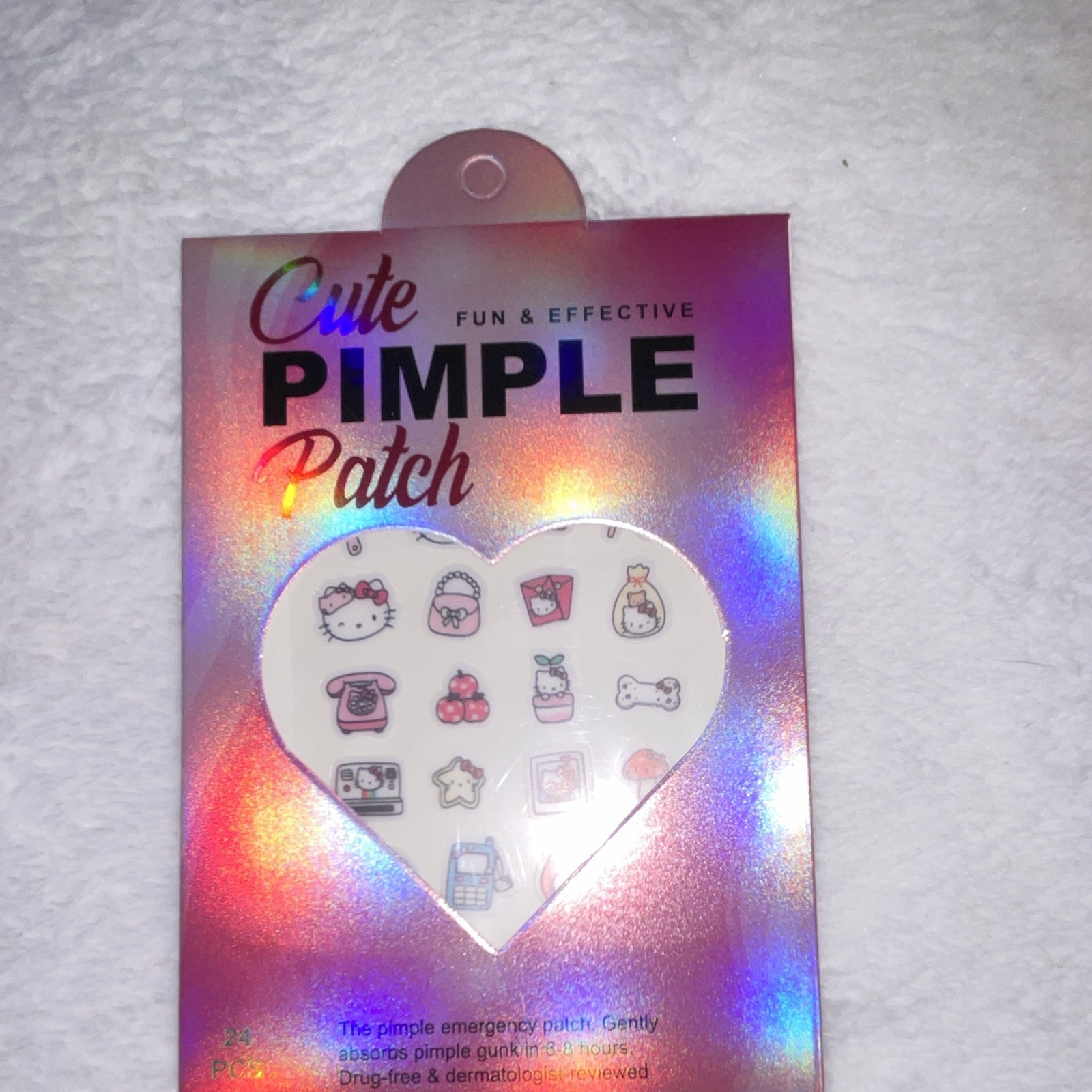 Assorted Hello Kitty The Crème Shop Lot: Hand Creme, Pimple Patches, Lip Gloss