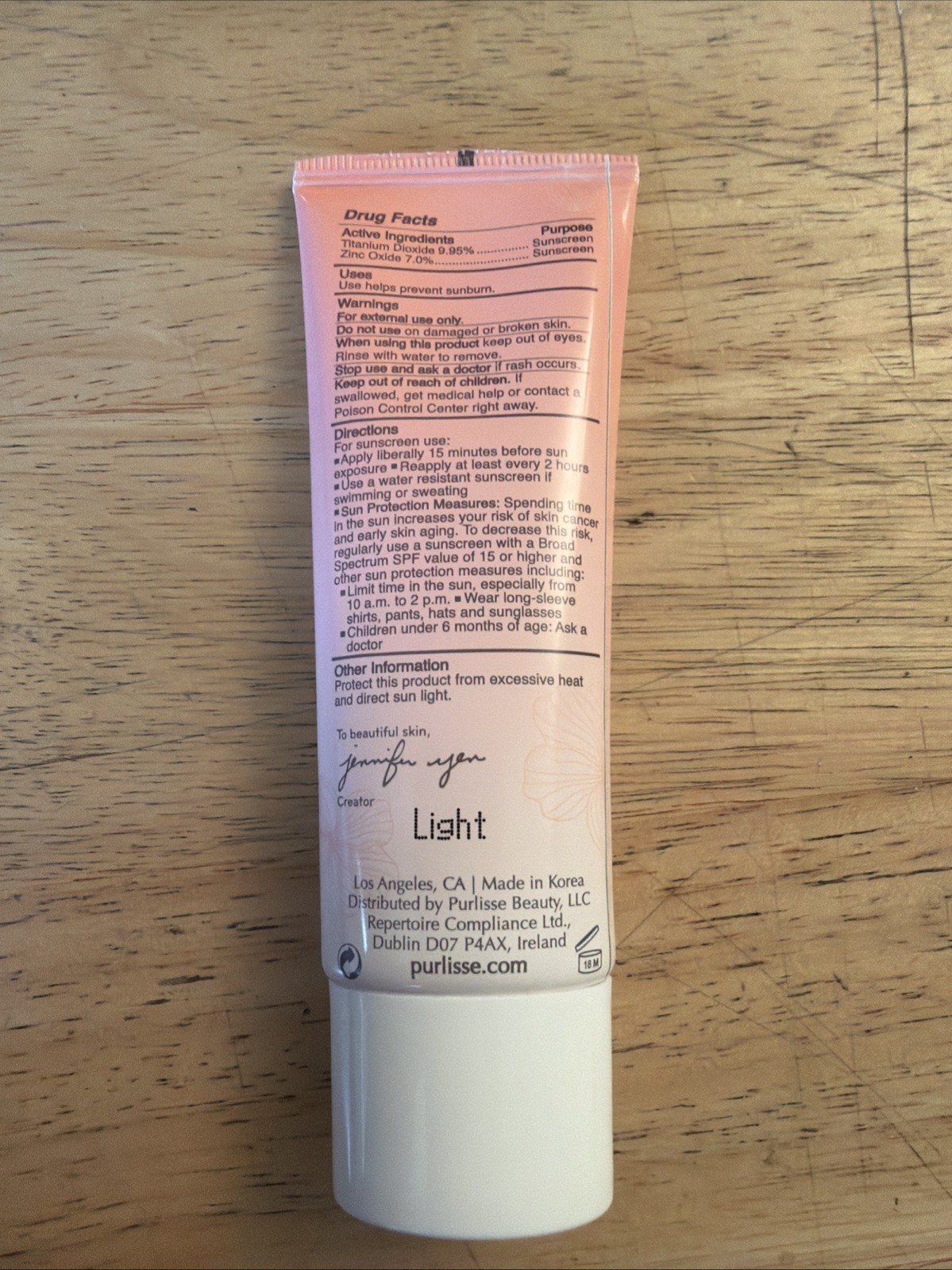 Purlisse Ageless Glow Serum BB Cream Light SPF 40 – Glow BB with SPF – 1.4 Oz