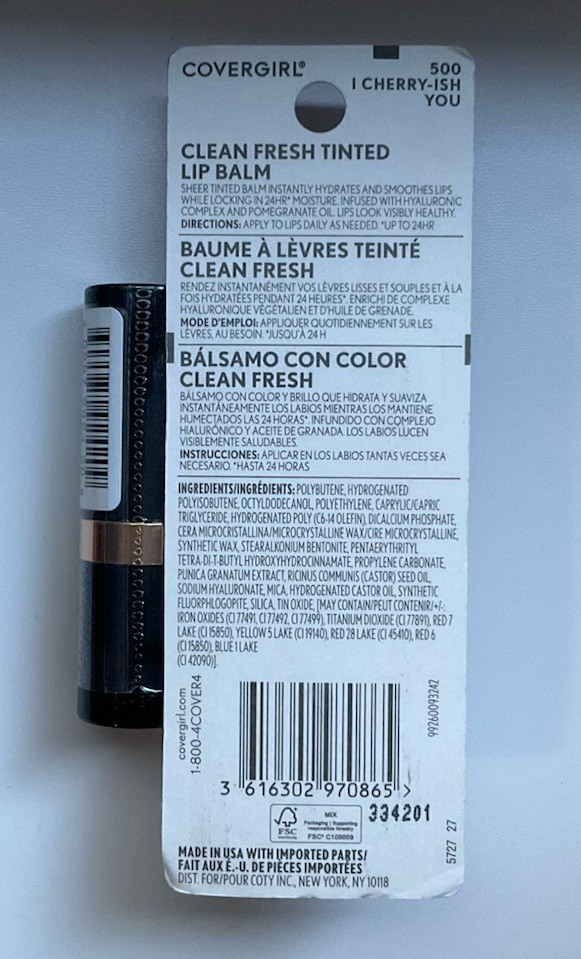 Covergirl & Almay Eyeshadow Palettes, Covergirl Lip Balm, Revlon Lipsticks