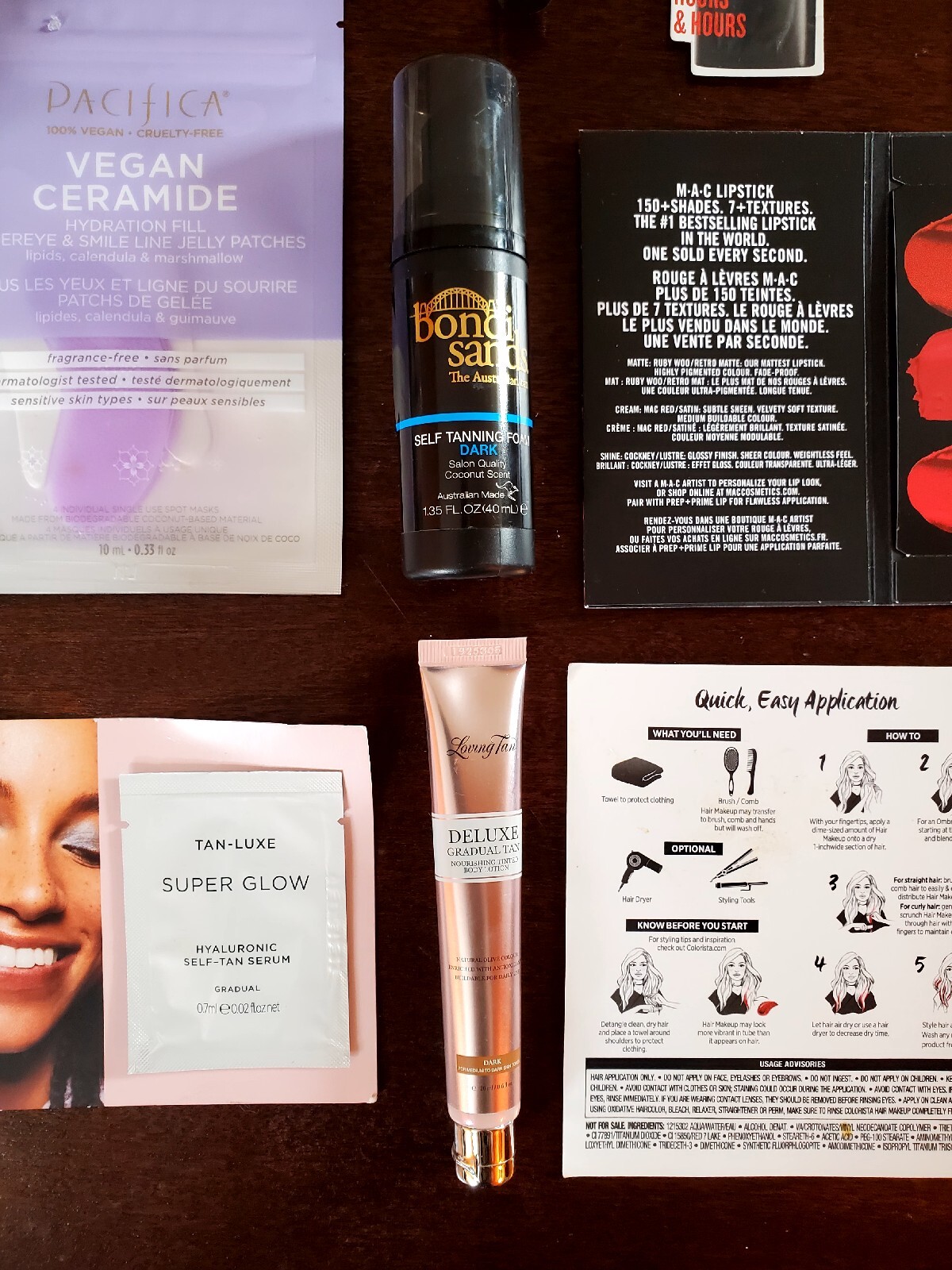 Ultimate Beauty Sample Bag – Skincare, Self-Tanning, and Makeup Samples
