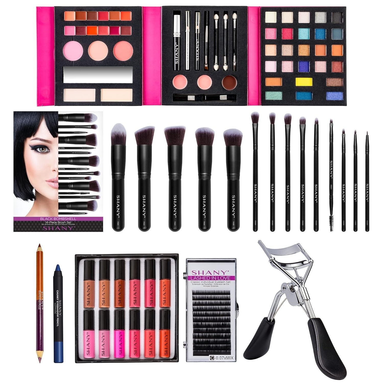 All in One Makeup Bundle with Multi Colors and Unscented for Gifts and Surprises