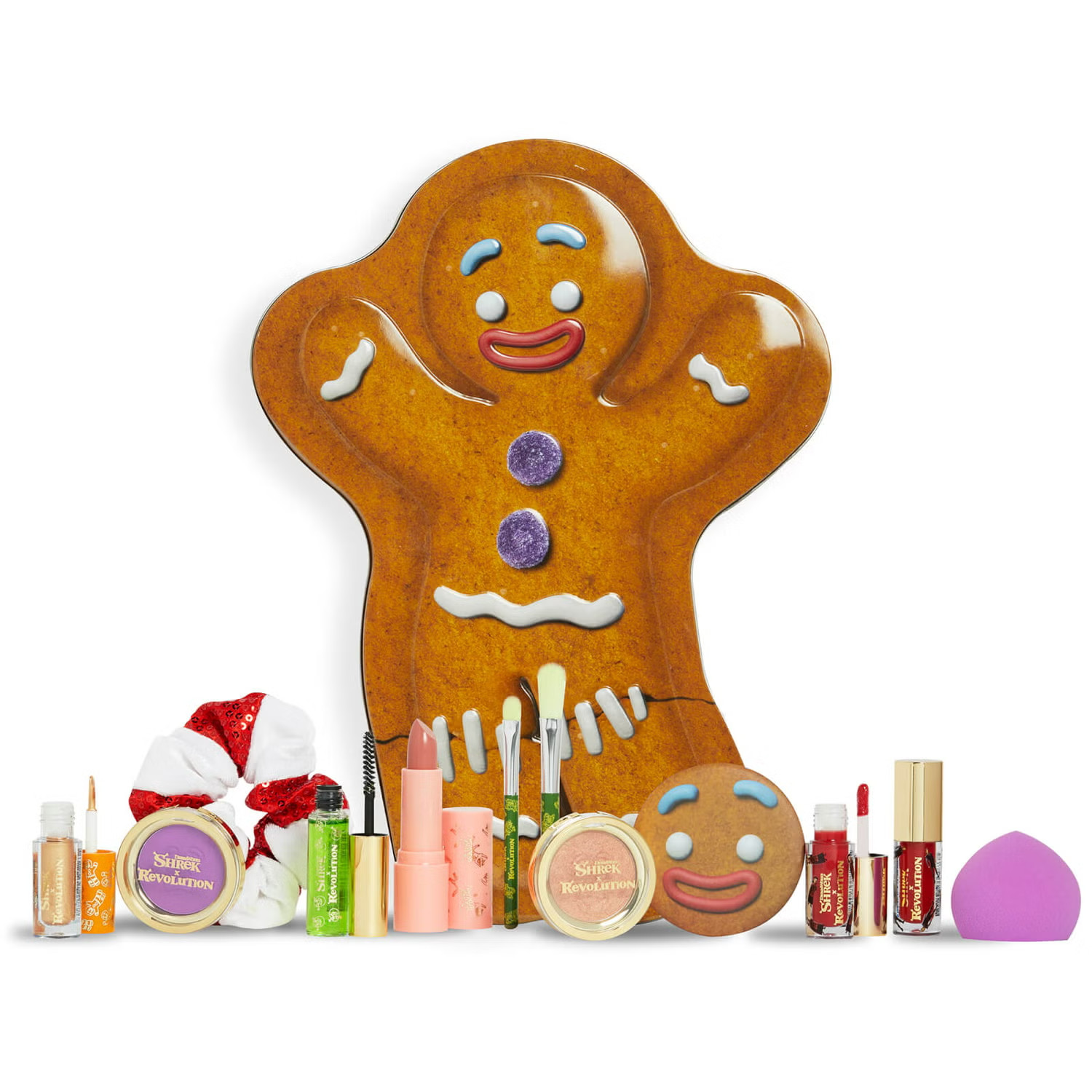 Shrek X Revolution Gingy 12 Day Advent XMAS Calendar NEW NIB LIMITED EDITION TIN