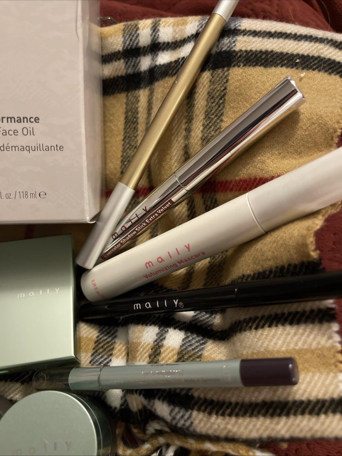 12pc MALLY Makeup ,shine, Glow, Lip, Concealer, Primer, Blush, Foundation, Clean