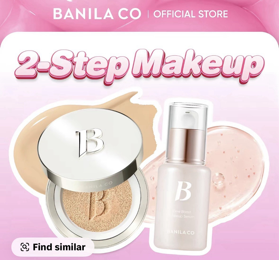 BANILA CO Covericious Cushion 23N Medium & Dew Boost Serum Set Hyaluronic Acid