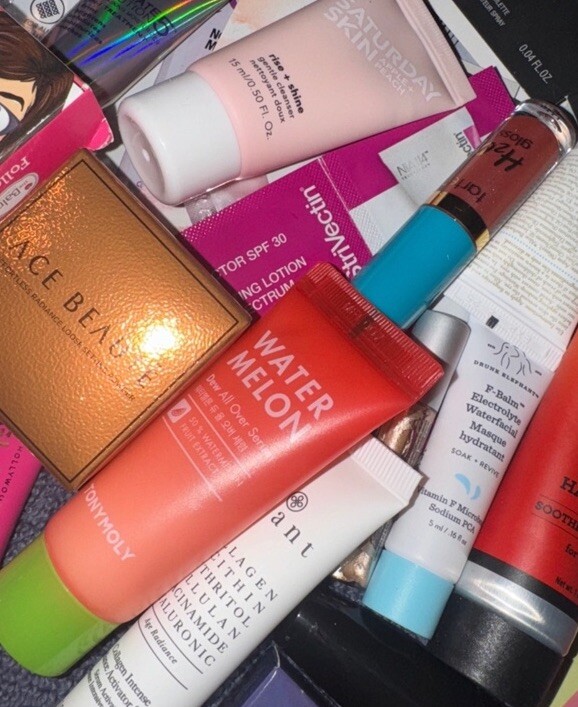 Lot 10 Skincare Make up Hair Care Cosmetic Travel Sample Sizes