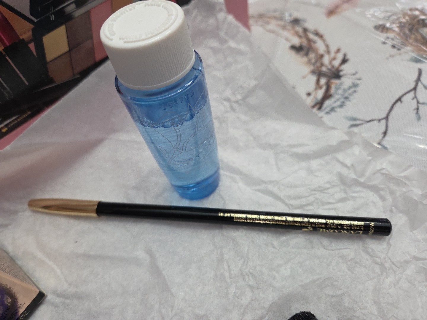 Lancome Travel Make Up Bag & Lot Of 17 Assorted Products