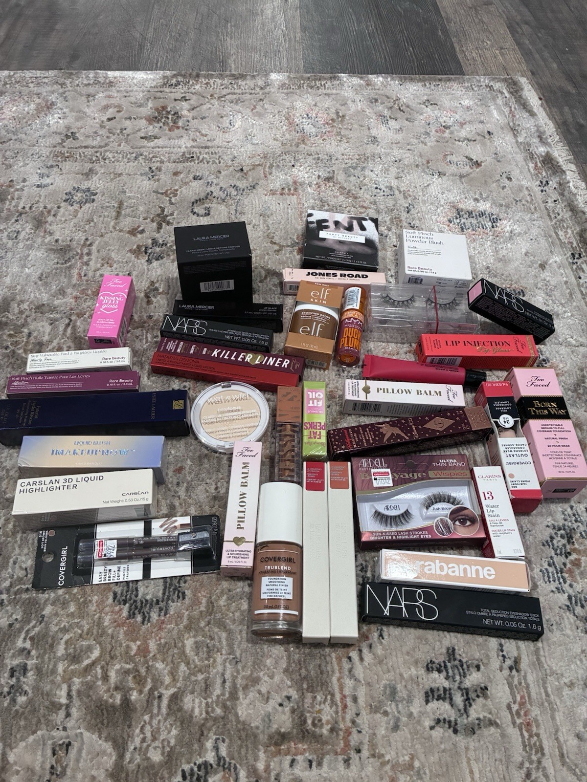 NARS, Too Faced Born This Way, Lip Injection, Rare Soft Pinch, Pillow Balm Lot