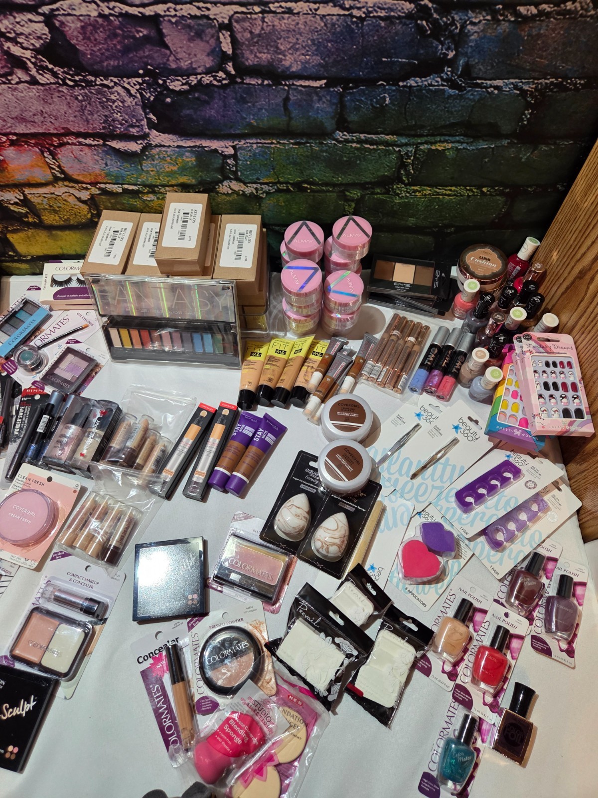 400+ Pc Bulk Makeup Beauty Lot NEW Factory Sealed Cosmetics Reseller Bundle