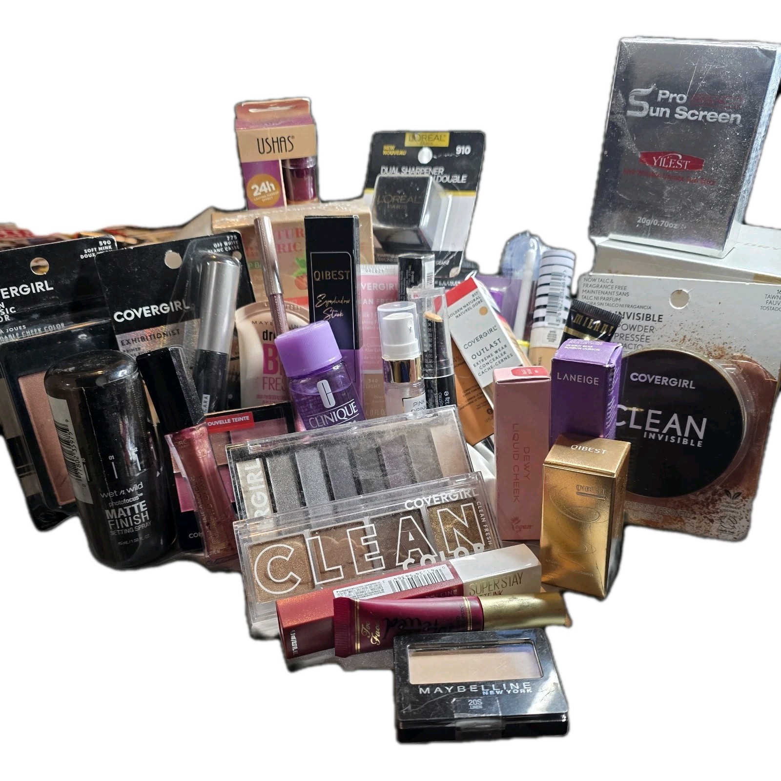 Large Mixed Lot Of Makeup – Lip Eye Face Lash – Foundation Powder Shadow #1 G6