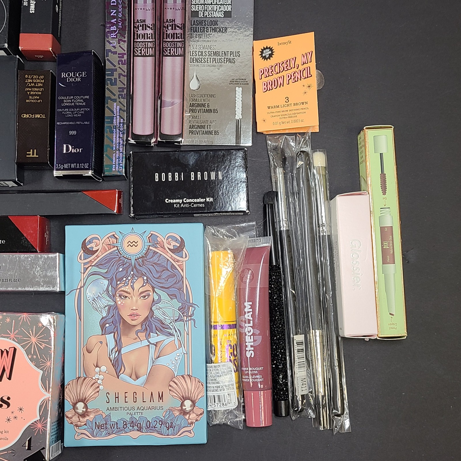 30 Pc Bundle Makeup MAC Fenty Too Faced Dior Tarte Pixi Tom Ford Bobbi Brown +++