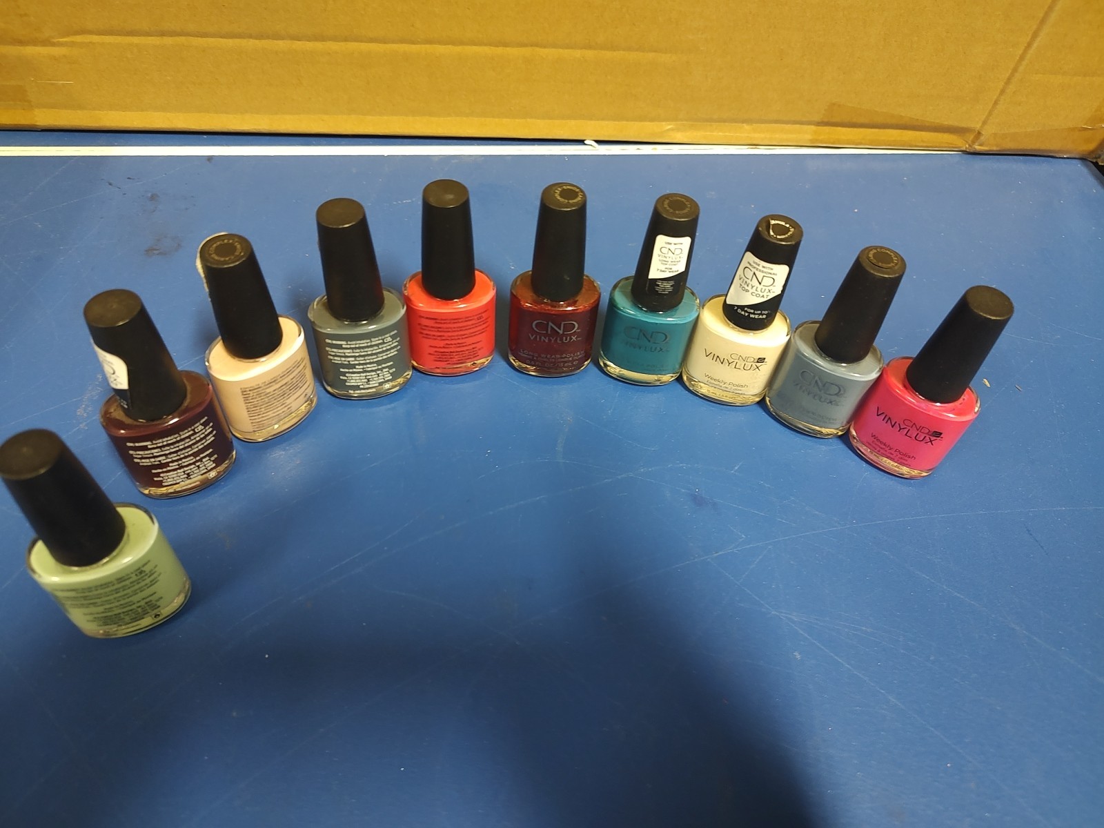 Wholesale Lot 10 Pc Mixed CND Vinylux Weekly Nail Polish Lot #410