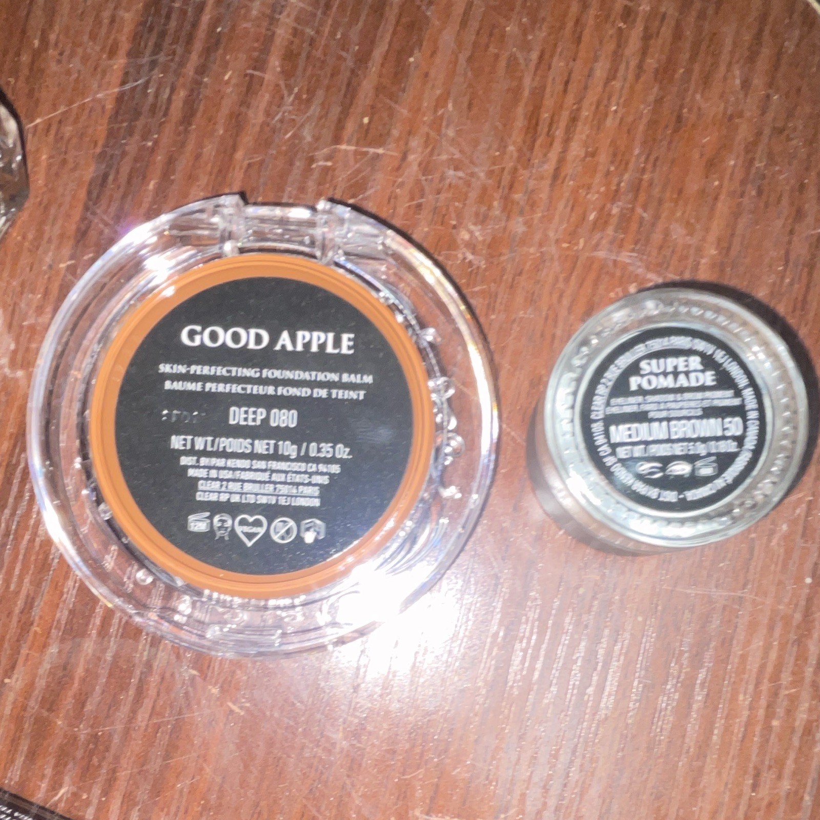 KVD Beauty Full Size Makeup Lot: Good Apple Balm, Super Pomade, Tattoo Liner