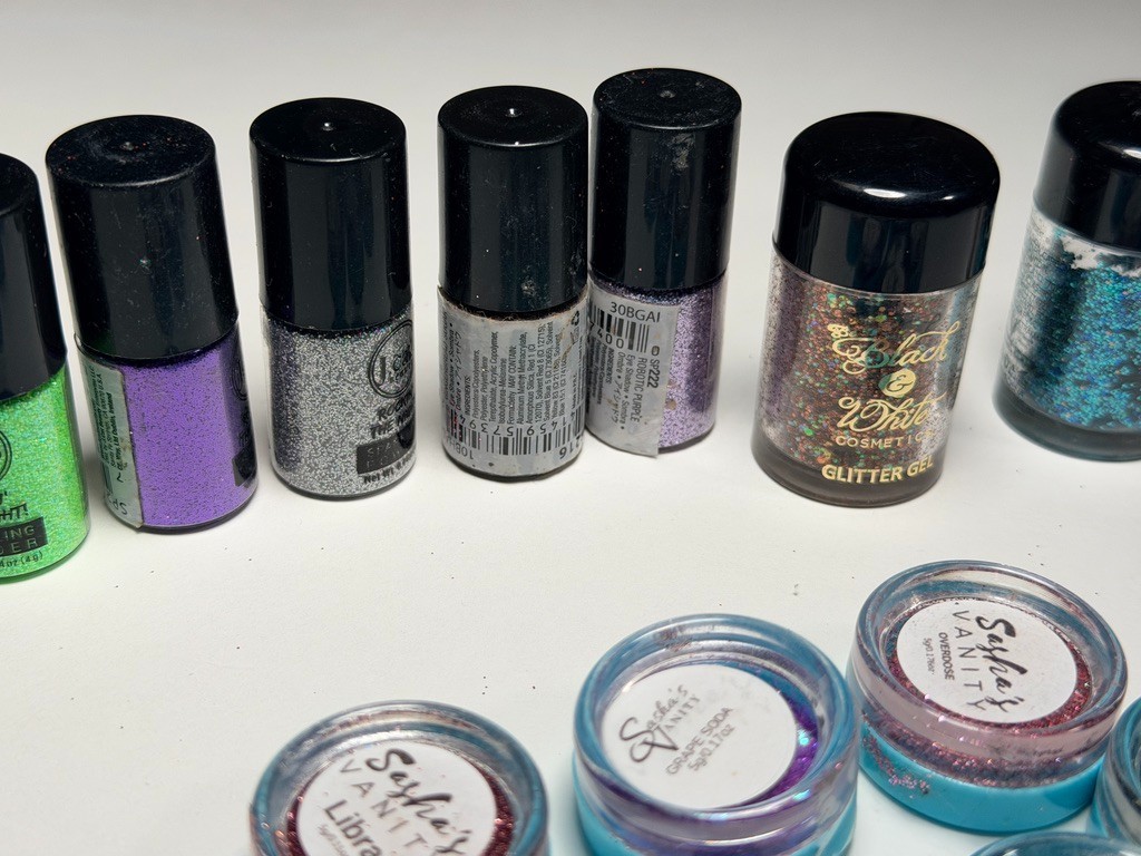 Large Glitter Makeup Bundle — Cosmetic Glitter, Glitter Gel + Loose Pigments