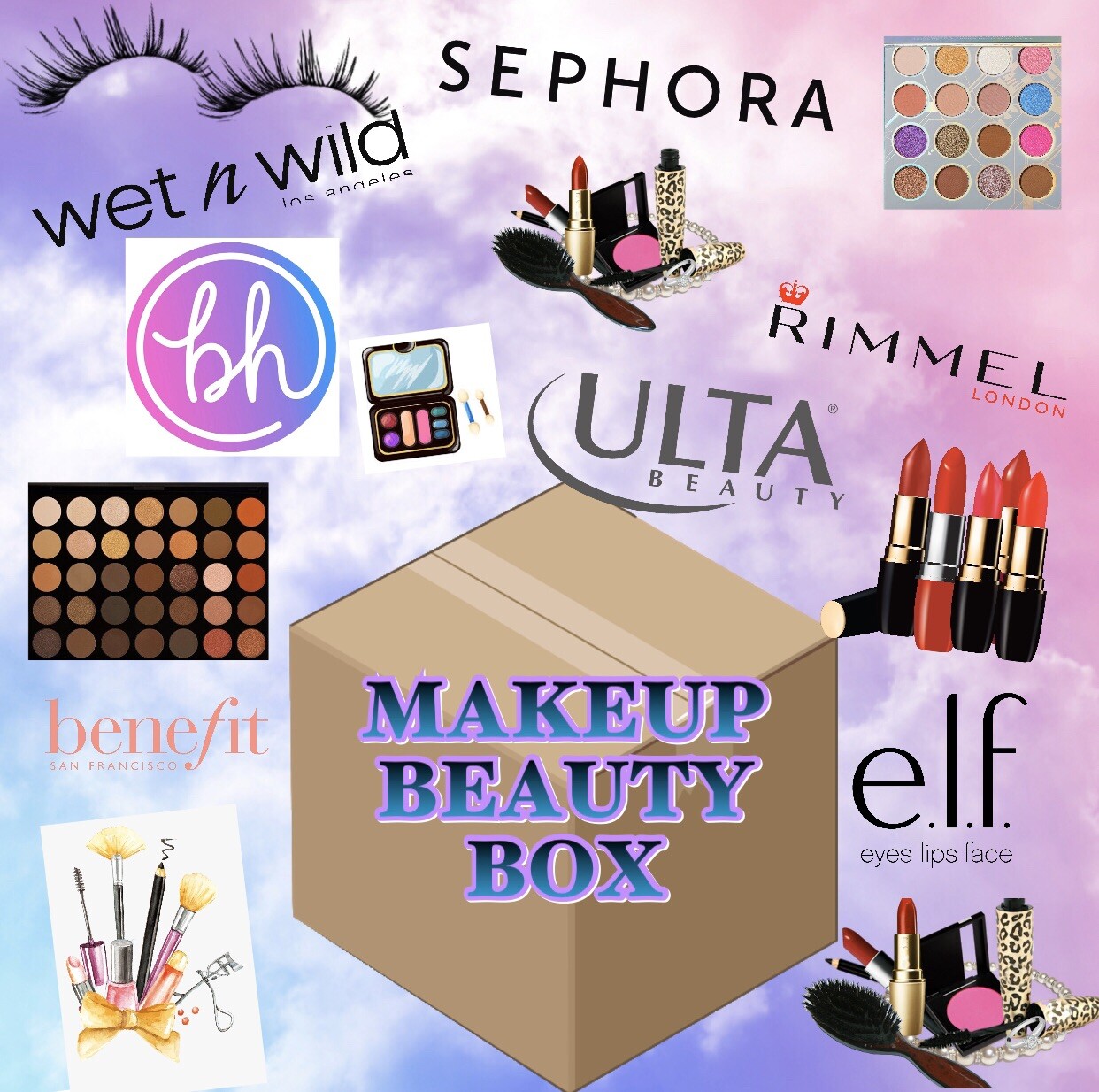 Females $25 Makeup Gift Box for Holidays Brand New Makeup Beauty Box NEW