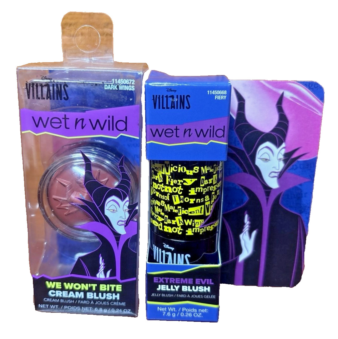 Disney Villains x Wet n Wild Evil Queen Bundle – Cream Blush & Jelly Blush