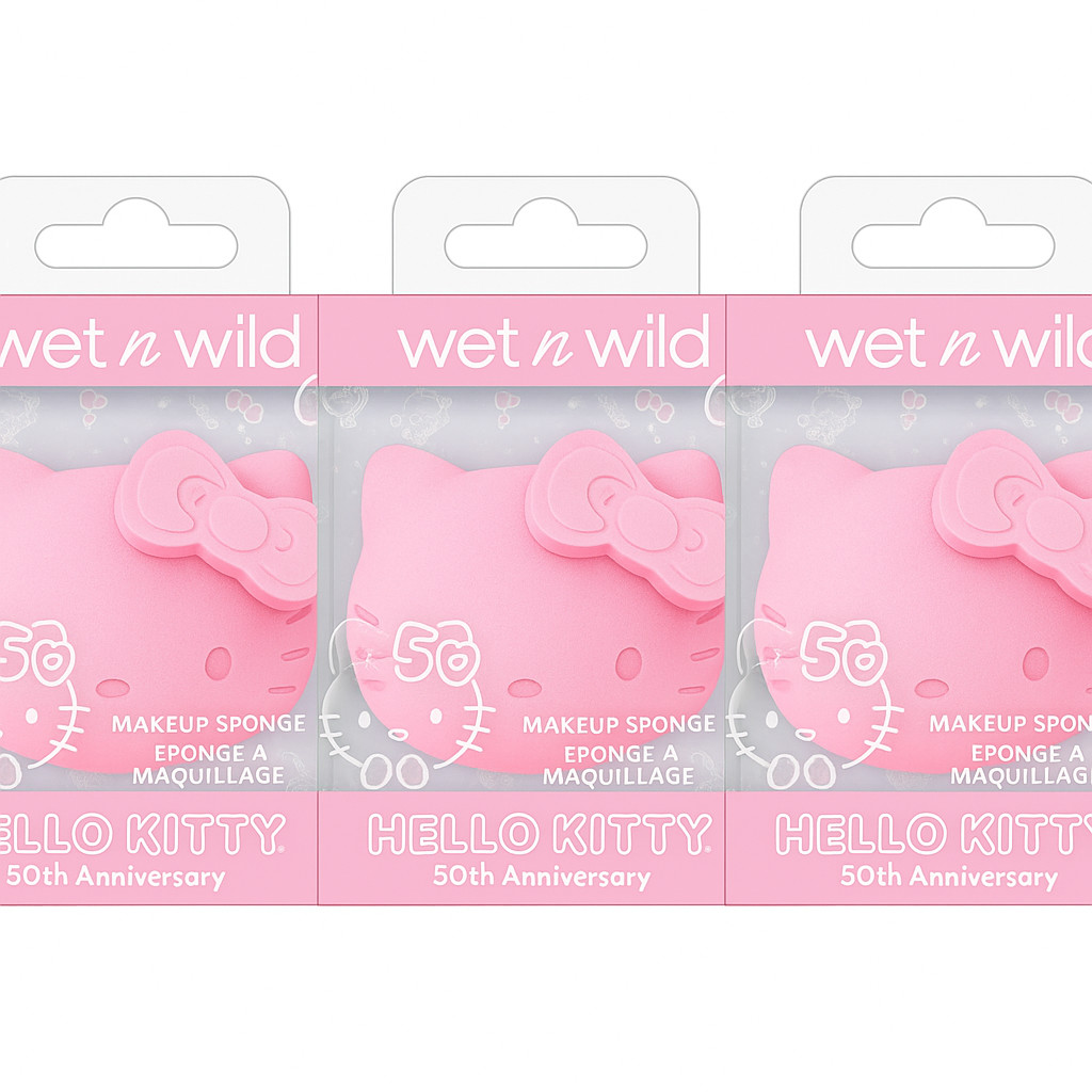 🎀 Wet n Wild Hello Kitty 50th Anniversary 3 Sponge Bundle FREE SHIPPING