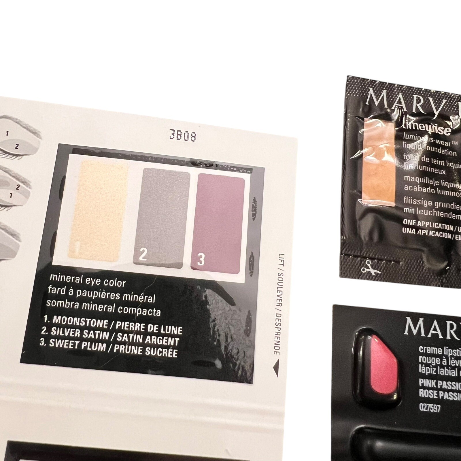 Mary Kay Lot Assorted Samples New & Discontinued Colors Single Use Travel #122