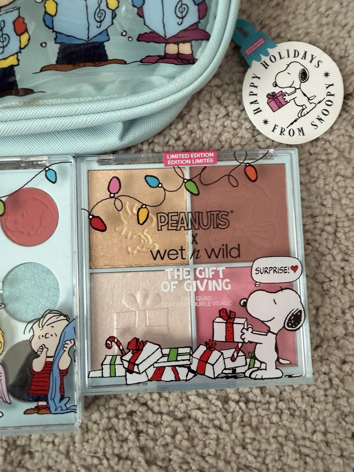 Wet N Wild x Peanuts Lot Of 3 NEW
