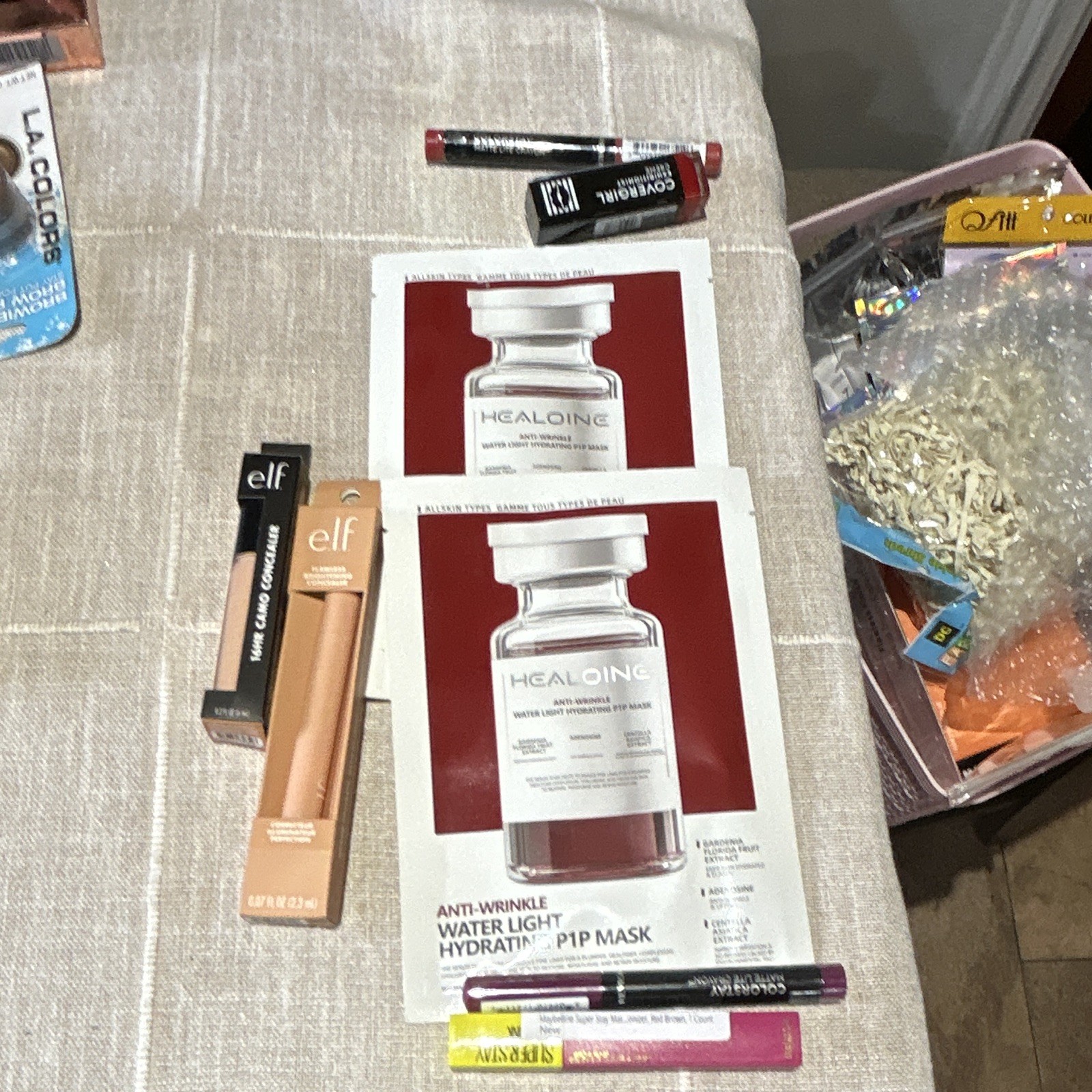 Assorted Makeup & Skincare Lot #1: e.l.f. Camo & Creme Shop CC cream (20 pieces)