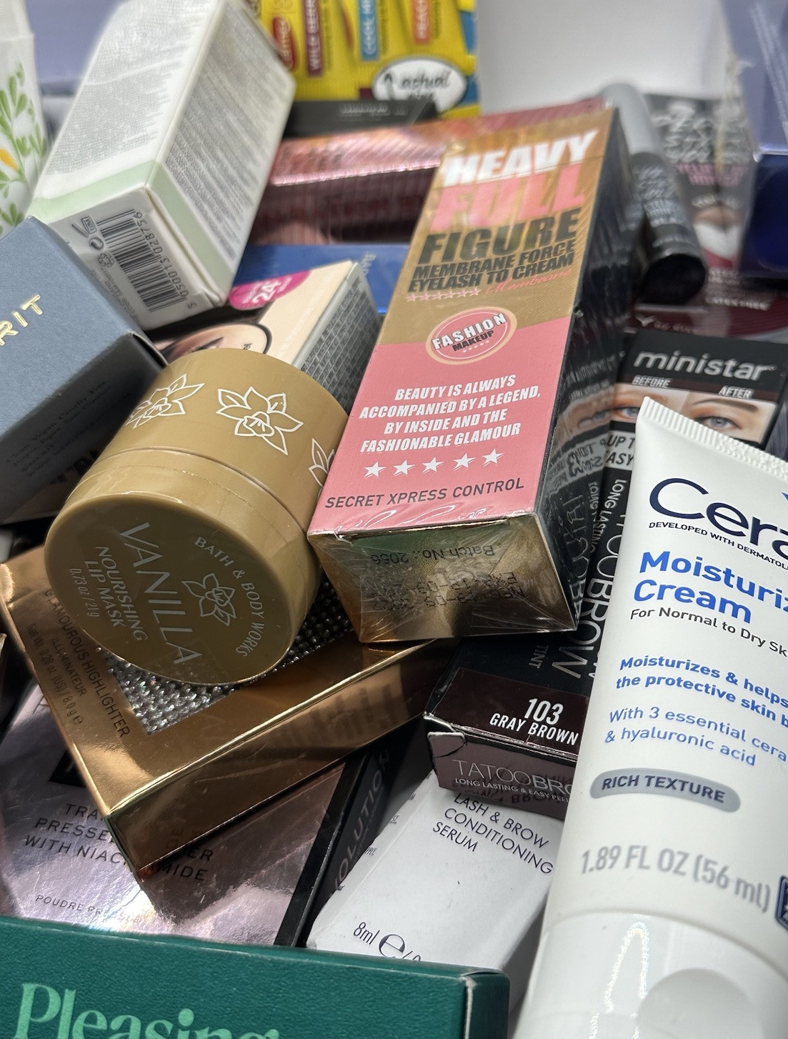 Lot Of 22 Health And Beauty Products, Makeup, Lotion, Shampoo, Soap Etc. All New